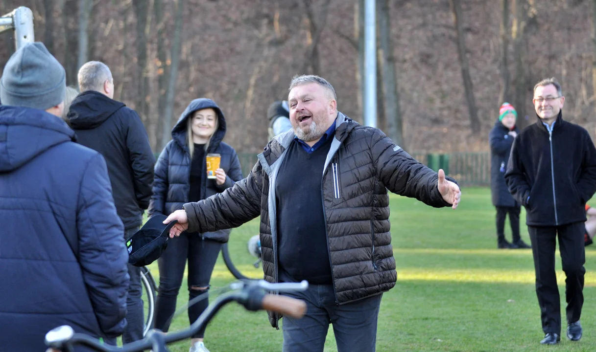 Kibice na meczu noworocznym w Kolbuszowej