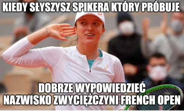 Co za sportowy weekend. Najlepsze memy po sukcesie Igi Świątek, medalu siatkarzy i awansie koszykarzy