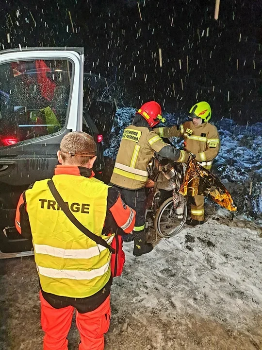 Atak zimy na Podkarpaciu