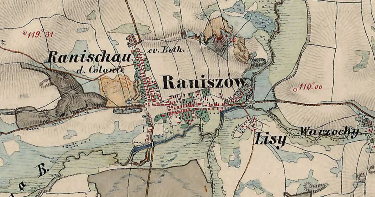 Kolbuszowa i okolice na mapach z XIX wieku