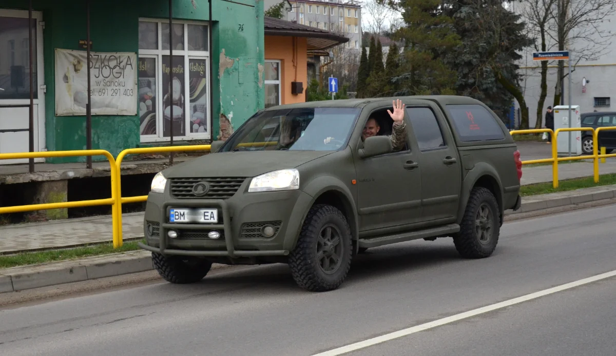 Żołnierze z Ukrainy pojawili się w Sanoku. Jaki był cel ich wizyty? [ZDJĘCIA,WIDEO] - Zdjęcie główne
