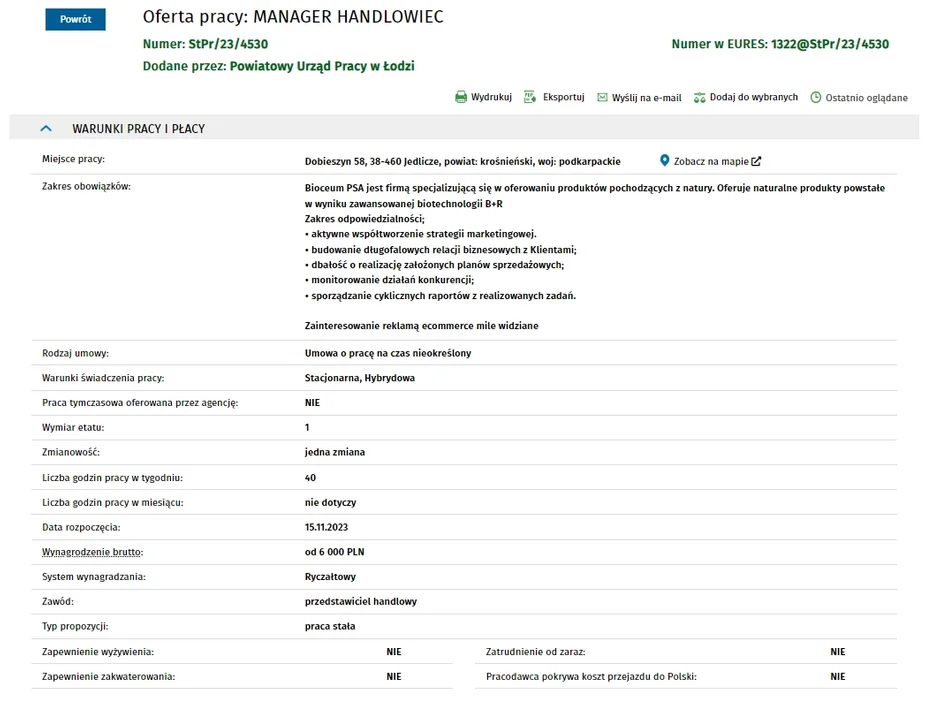 Praca w policji, wolne stanowiska w szpitalach - najnowsze oferty zatrudnienia na Podkarpaciu