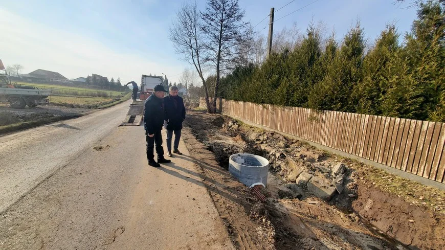 Jak idą postępy remontu drogi Podleszany - Ruda - Zasów w powiecie mieleckim? [ZDJĘCIA]