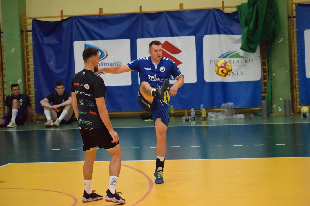 Handball Stal Mielec na treningu