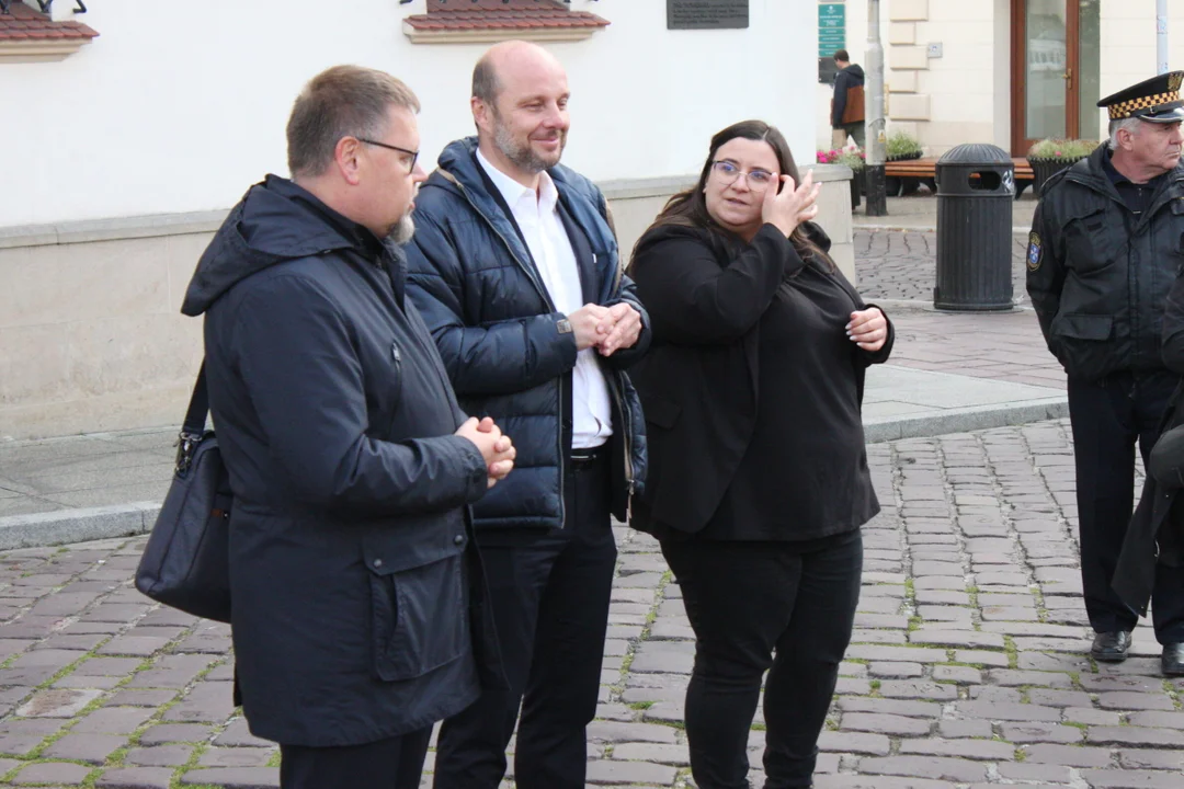 Spacer z prezydentem Konradem Fijołkiem ulicami Rzeszowa