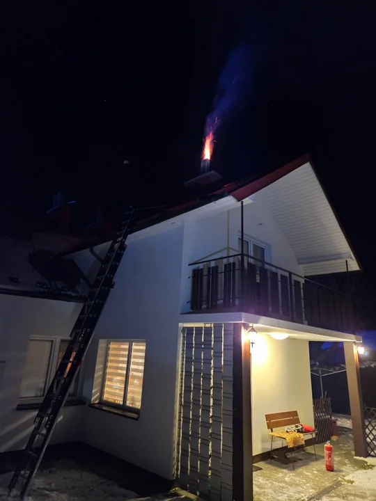 Pożar w Krzątce i inne zdarzenia w weekend