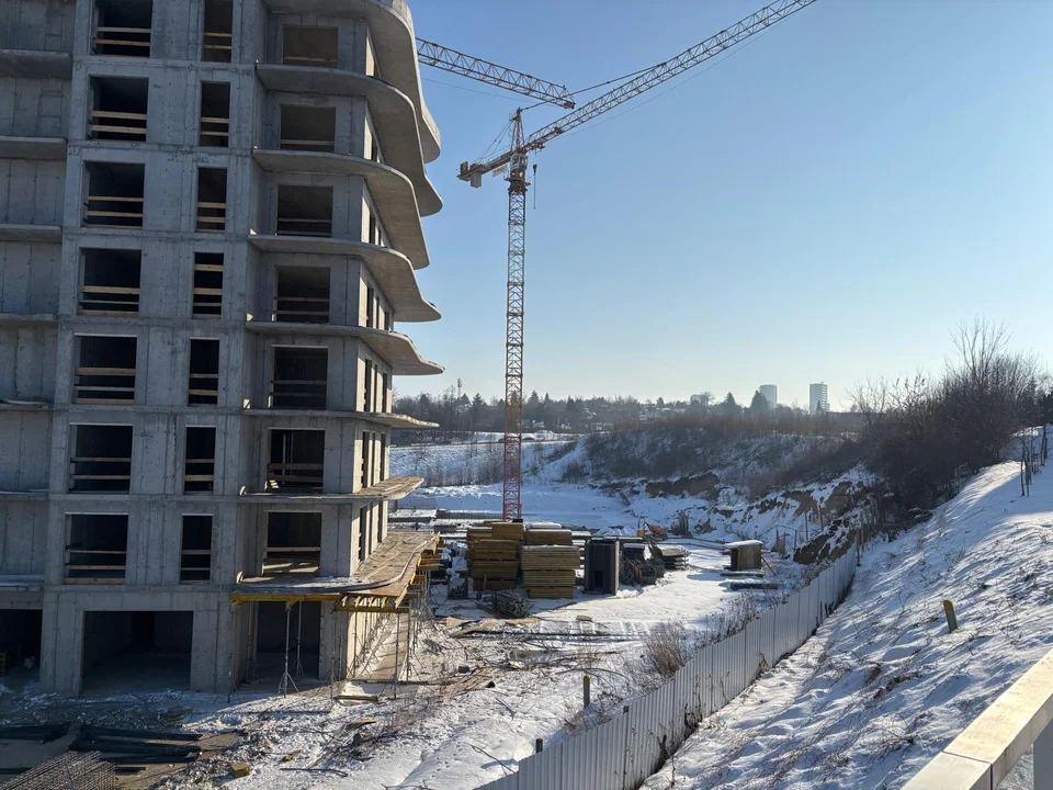 Budowa bloku przy ulicy Sieciecha w Rzeszowie