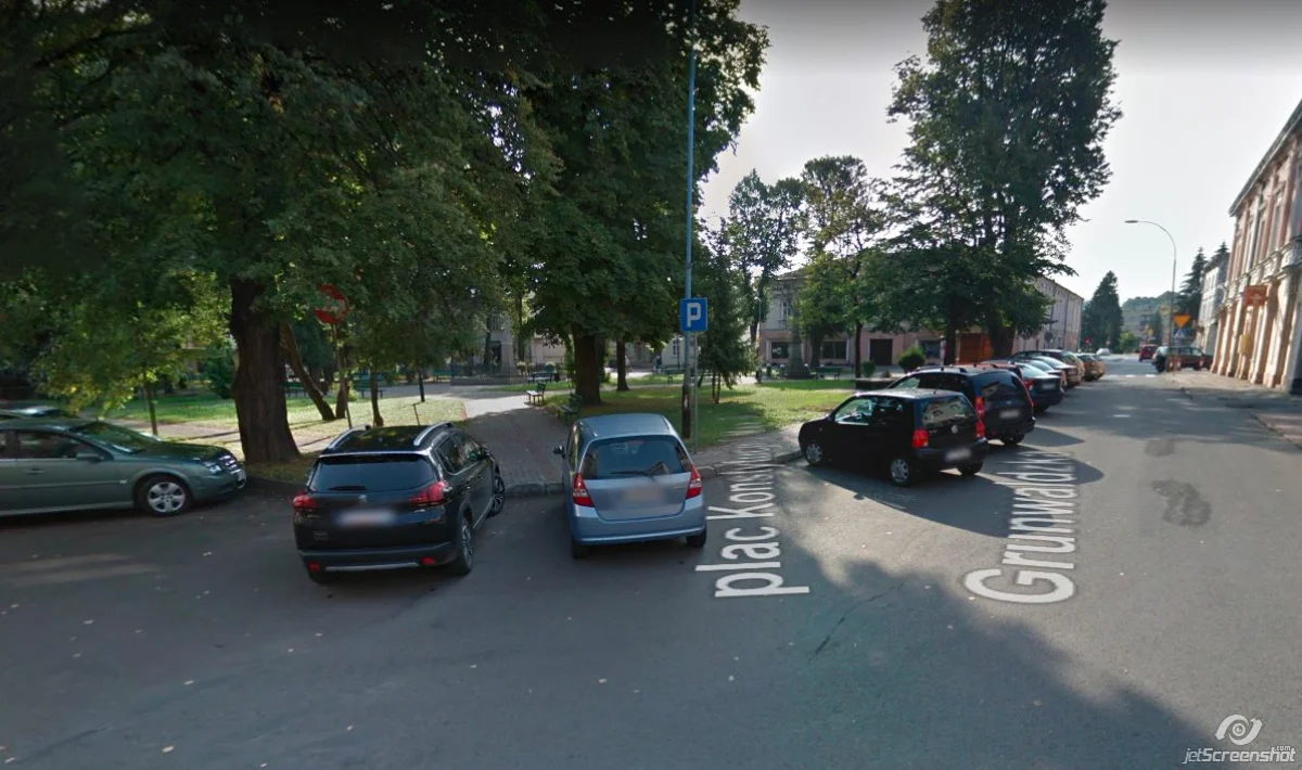 Rynki w podkarpackich miastach z Google Street View