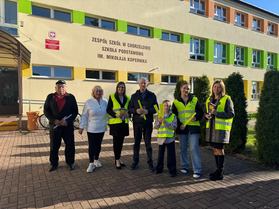 Odblaskowa szkoła w Chorzelowie