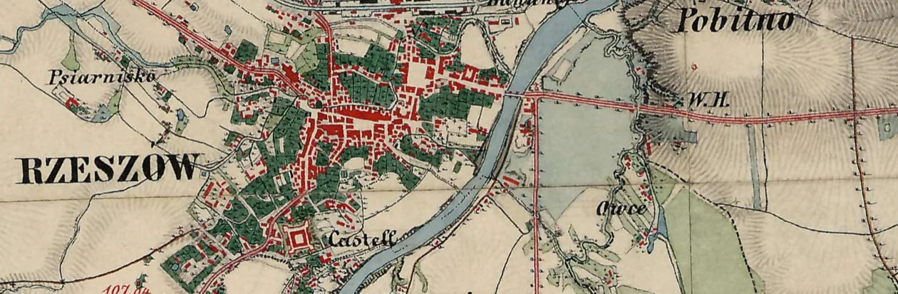 Zobaczcie, jak wyglądały miasta Podkarpacia w XIX wieku