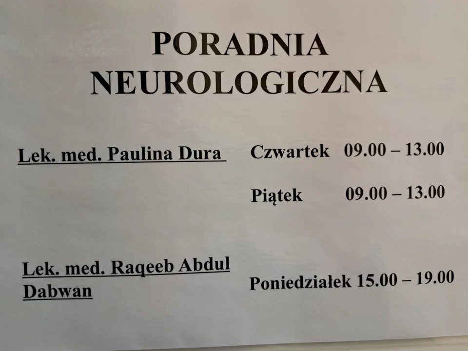 Otwarcie przychodni neurologicznej w Borowej [ZDJĘCIA]