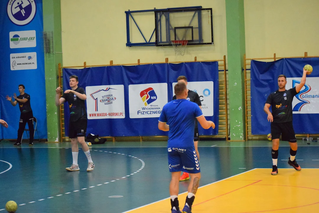 Handball Stal Mielec na treningu