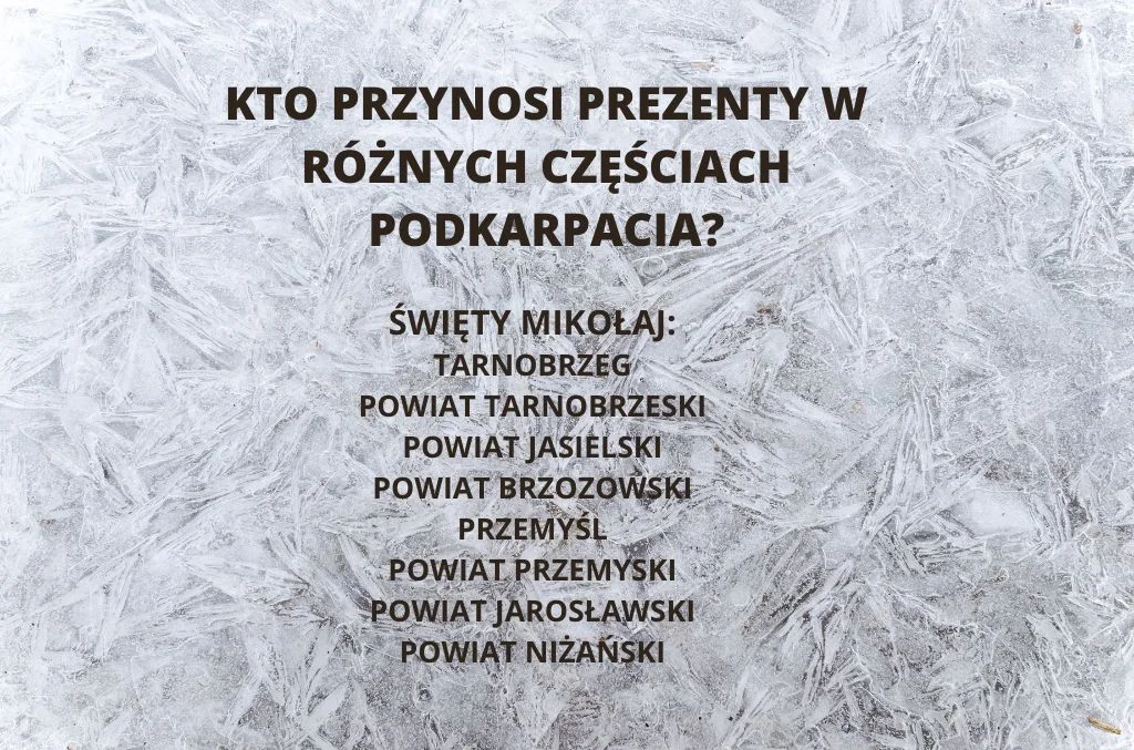 Kto przynosi prezenty - Święty Mikołaj a może Gwiazdka? Różnice regionalne na Podkarpaciu