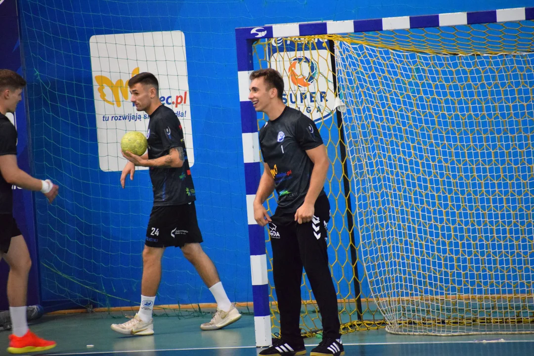 Handball Stal Mielec na treningu