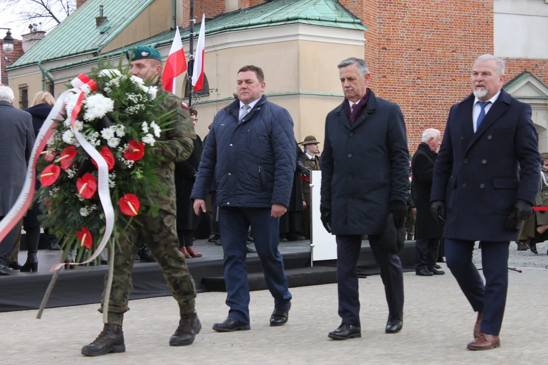 Obchody 104 rocznicy śmierci płk. Lisa-Kuli na Placu Farnym w Rzeszowie