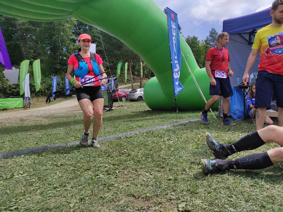 VIII Ultramaraton Magurski - meta biegu na 23 km