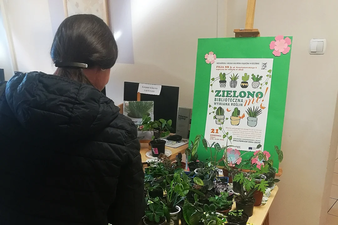 Biblioteczna Wymiana Roślin "Zielono Mi!" w Rzeszowie