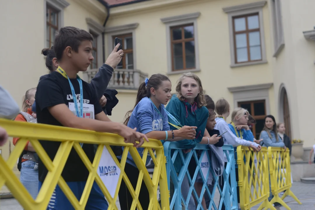 45. Bieg Nadwiślański im. Alfreda Freyera w Tarnobrzegu - biegi dziecięco-młodzieżowe - dekoracje