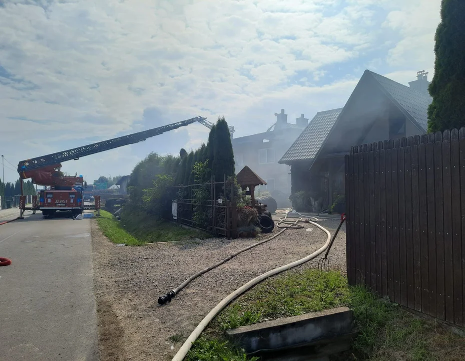 Pożar w Tajęcinie - skutki, zniszczenia