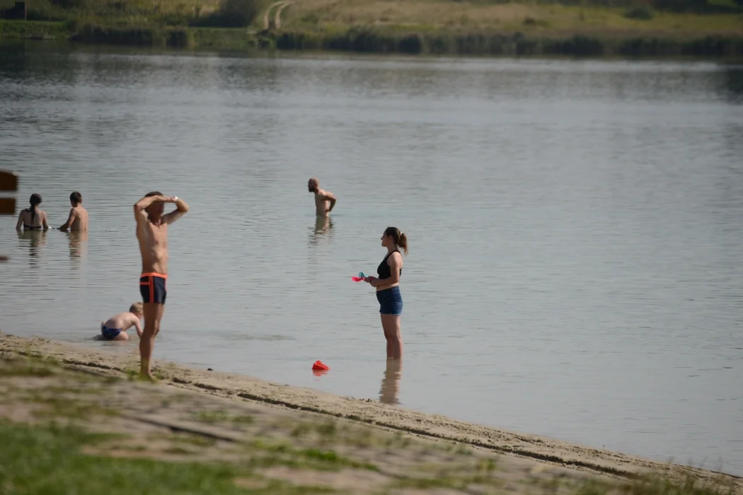 Upalna i leniwa środa nad Jeziorem Tarnobrzeskim