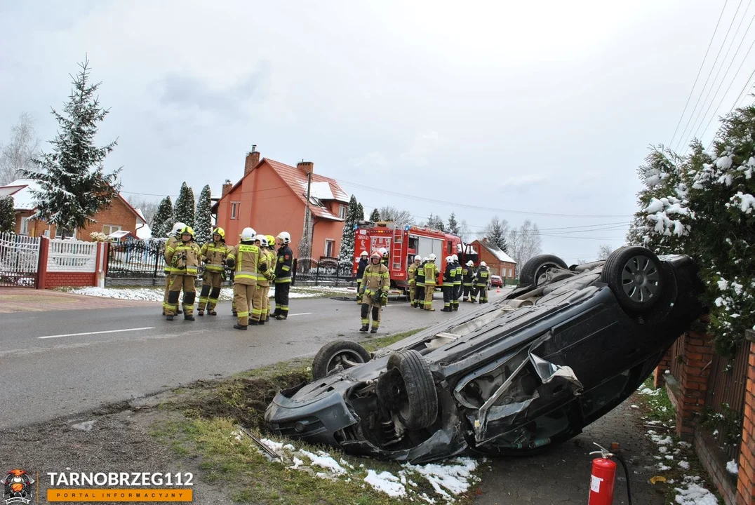 Wypadek w Sokolnikach koło Tarnobrzega