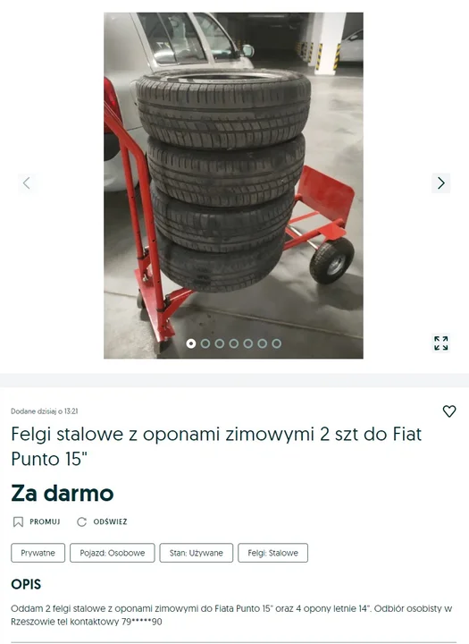 Te przedmioty rzeszowianie oddadzą za darmo. Przegląd ogłoszeń z OLX