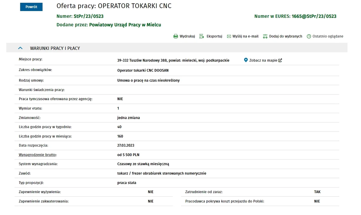 Najnowsze oferty pracy na Podkarpaciu. Można zarobić nawet 10 tysięcy złotych brutto na miesiąc