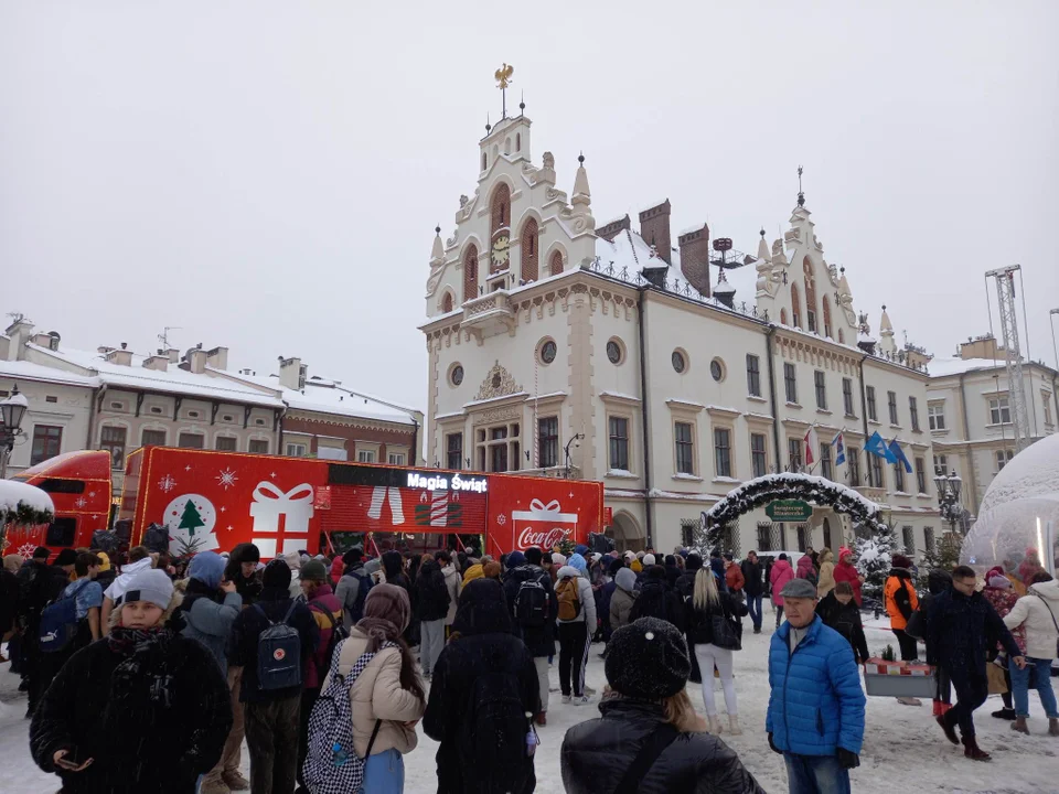 Świąteczna ciężarówka Coca-Coli odwiedziła Rzeszów