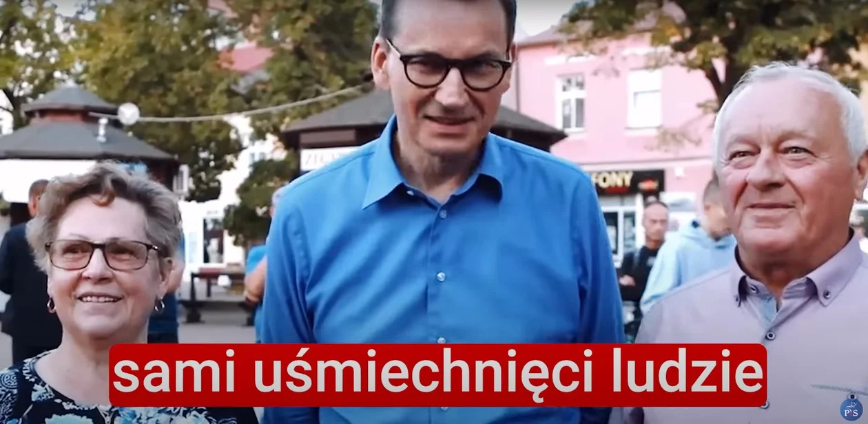 Spot premiera Mateusza Morawieckiego w Tarnobrzegu