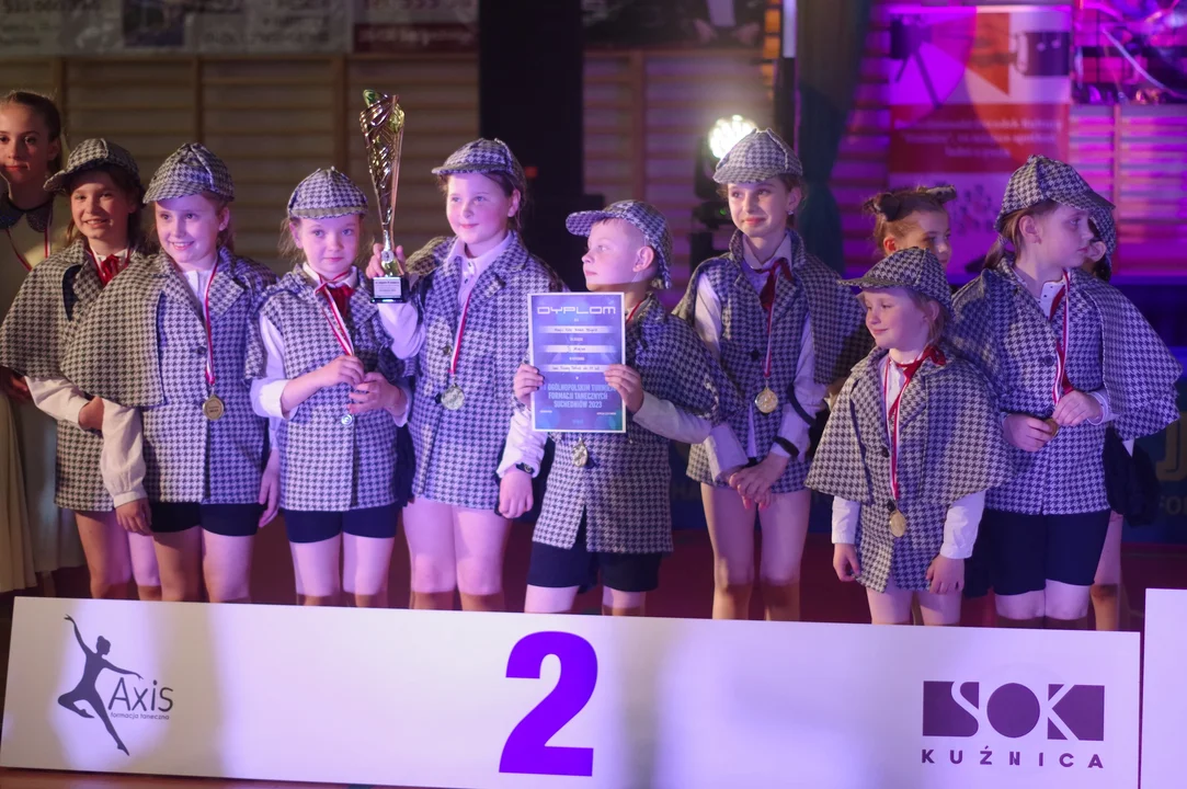 Studio Tańca i Ruchu FRAM z Tarnobrzega z Grand Prix Ogólnopolskiego Turnieju Formacji Tanecznych Suchedniów 2023. To nie było jedno wyróżnienie