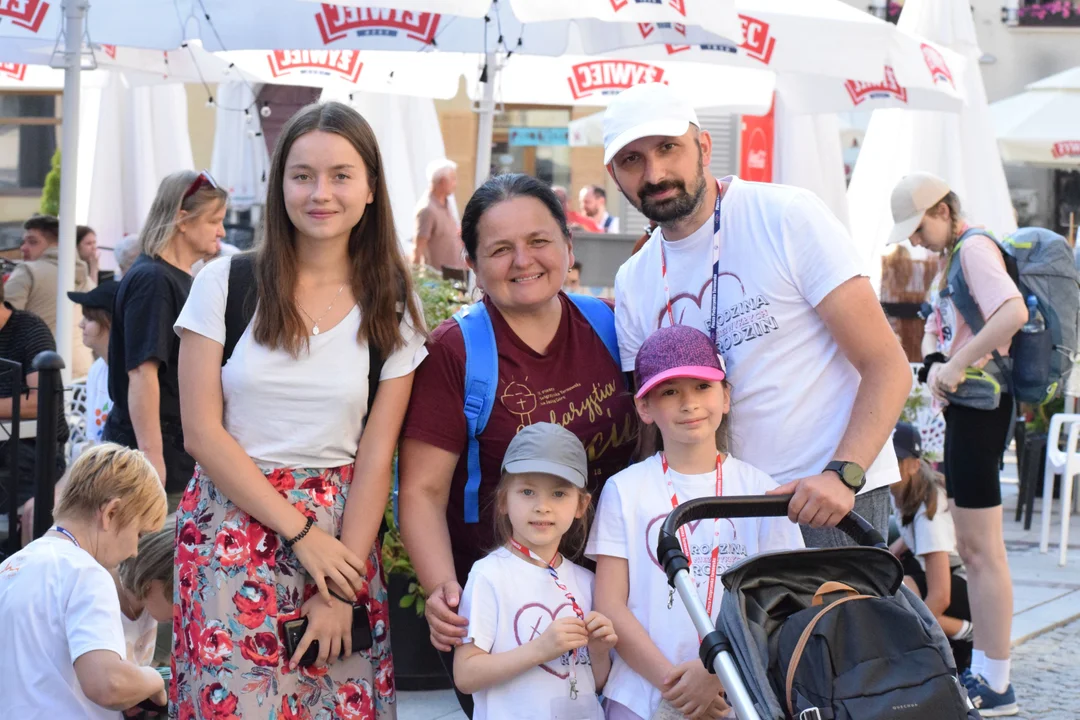 Wyjście Pielgrzymki Tarnowskiej z Tarnowa