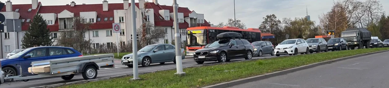 Utrudnienia ruchu w Rzeszowie