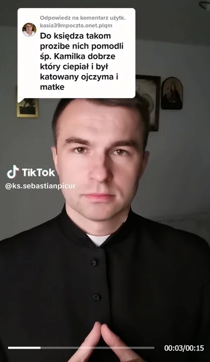 Ksiądz Sebastian Picur po śmierci małego Kamilka