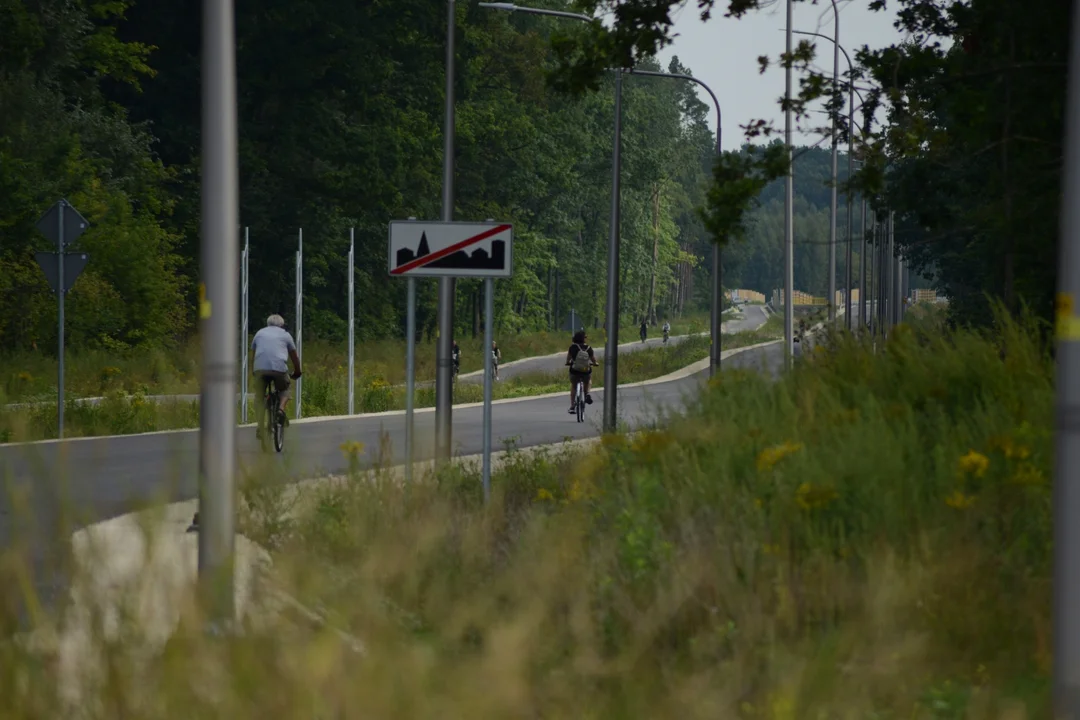 Obwodnica Tarnobrzeg - postęp prac od Lasu Zwierzynieckiego do osiedla Zakrzów