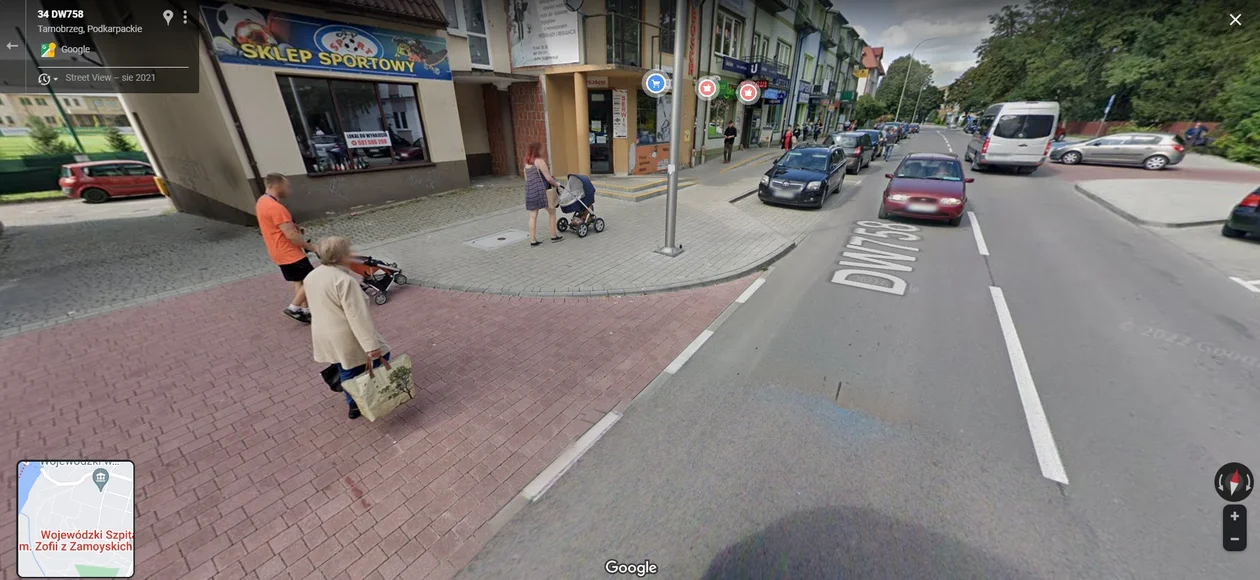 Google Street View 2021 - zdjęcia ze Stalowej Woli, Tarnobrzega i Grębowa