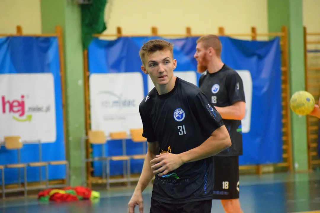 Handball Stal Mielec na treningu