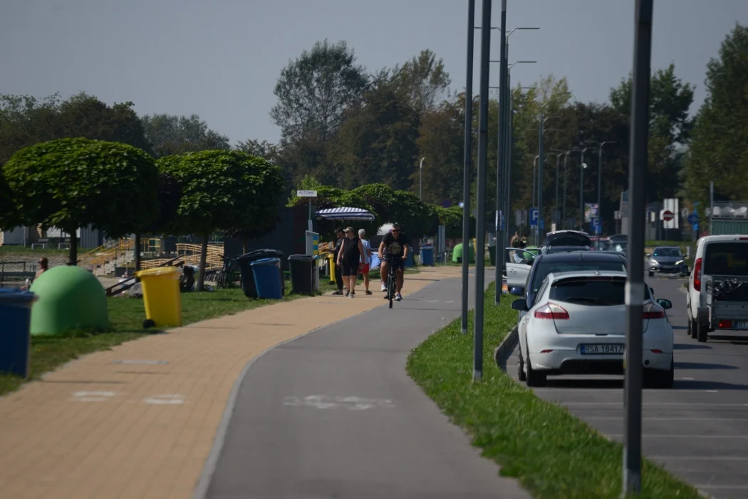 Upalna i leniwa środa nad Jeziorem Tarnobrzeskim