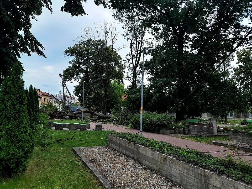 Burza przy ZS im. Groszkowskiego