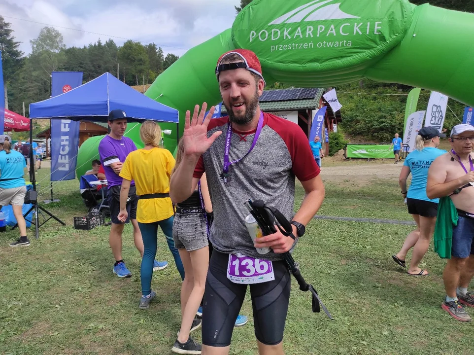 VIII Ultramaraton Magurski - meta biegu na 23 km