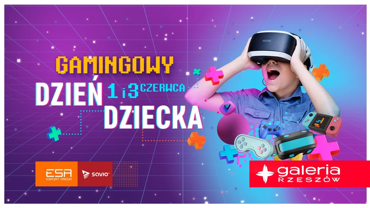 Gamingowy Dzień Dziecka w Galerii Rzeszów