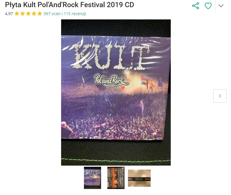 Płyta Kult Pol'And'Rock Festival 2019 CD