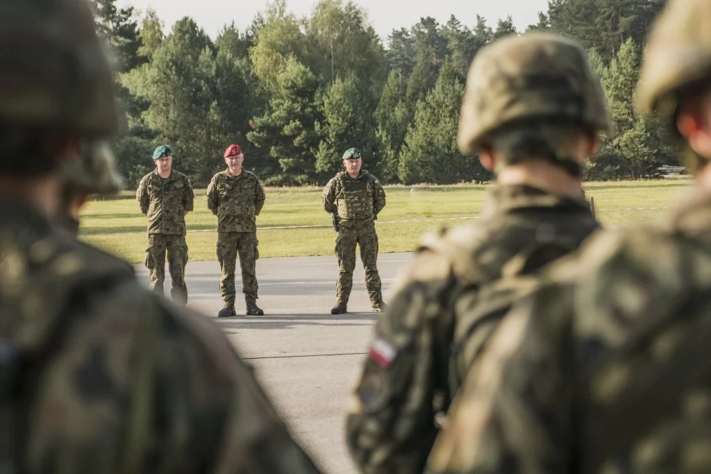 Szkolenie żołnierzy 22 Karpackiego Batalionu Piechoty Górskiej w Nowej Dębie