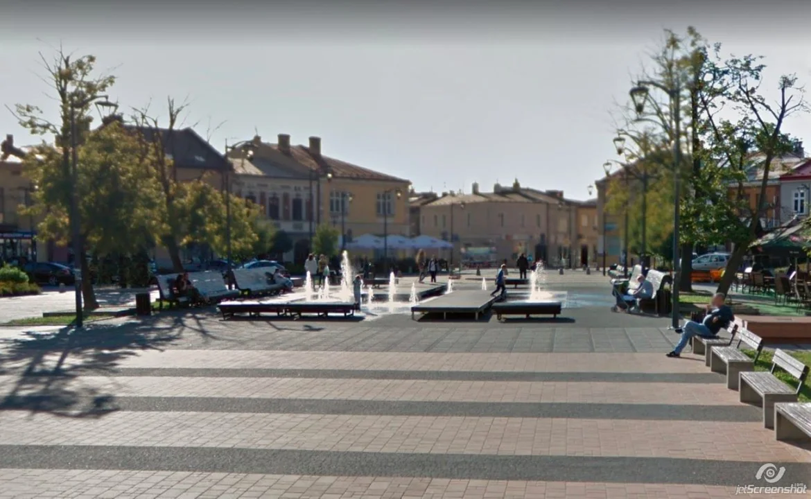 Rynki w podkarpackich miastach z Google Street View