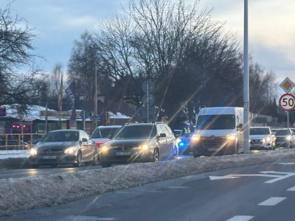 Wypadek na ulicy Lubelskiej w Rzeszowie