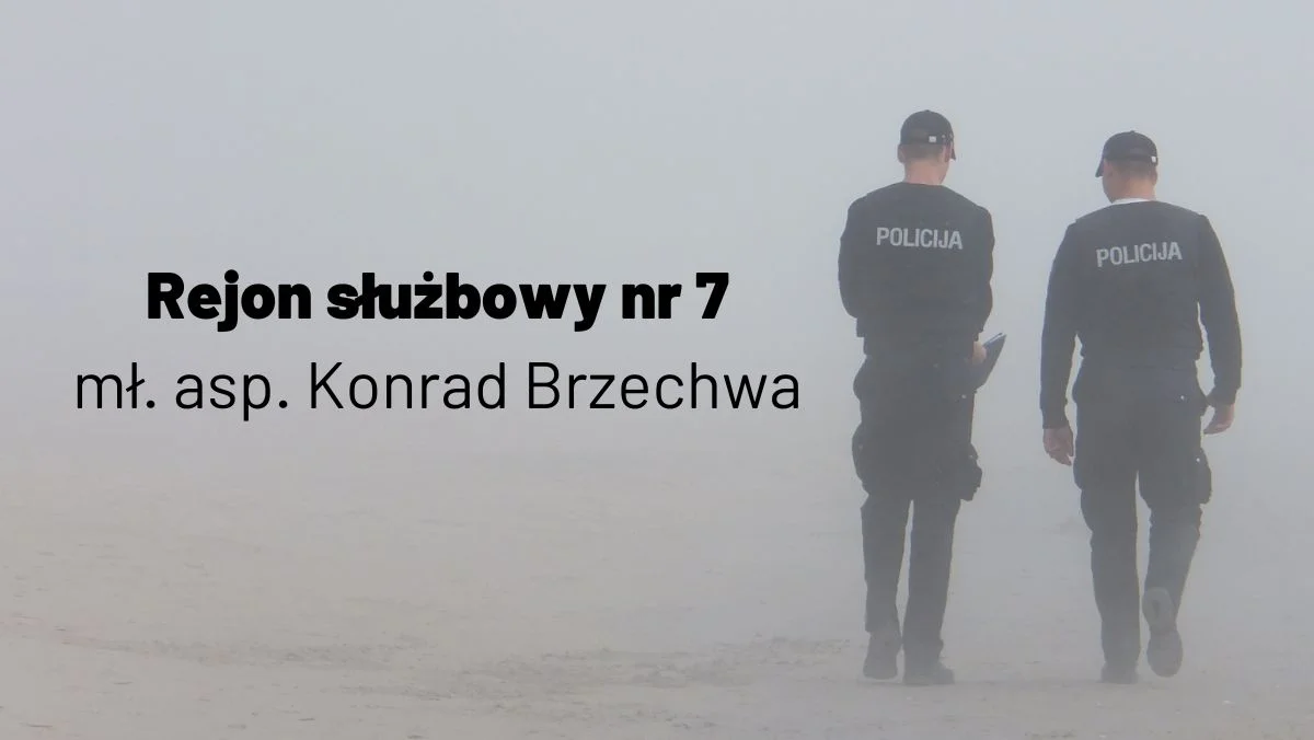 Dzielnicowy - mł. asp. Konrad Brzechwa