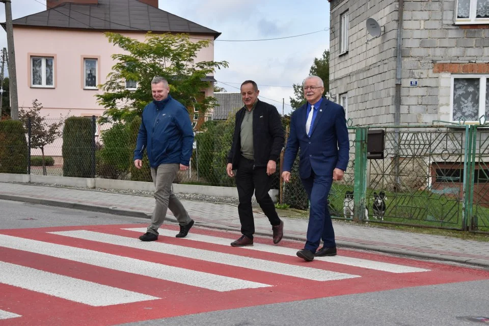 Przy szkole w Besku powstało nowe przejście dla pieszych
