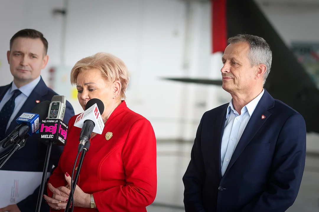 Wizyta Sekretarza Stanu w MRiT Pana Michała Jarosa w Mielcu