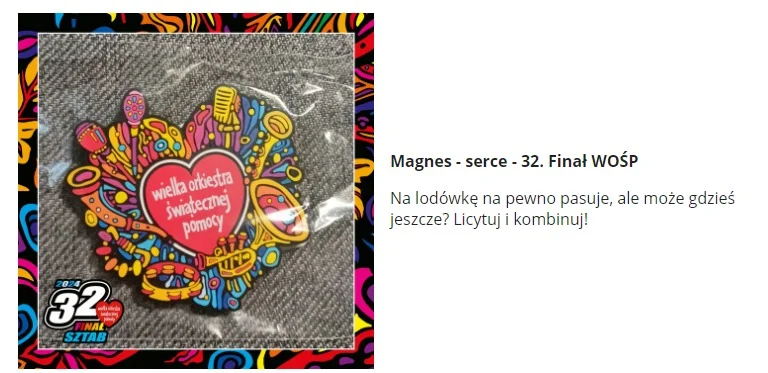 Magnes - serce - 32. Finał WOŚP