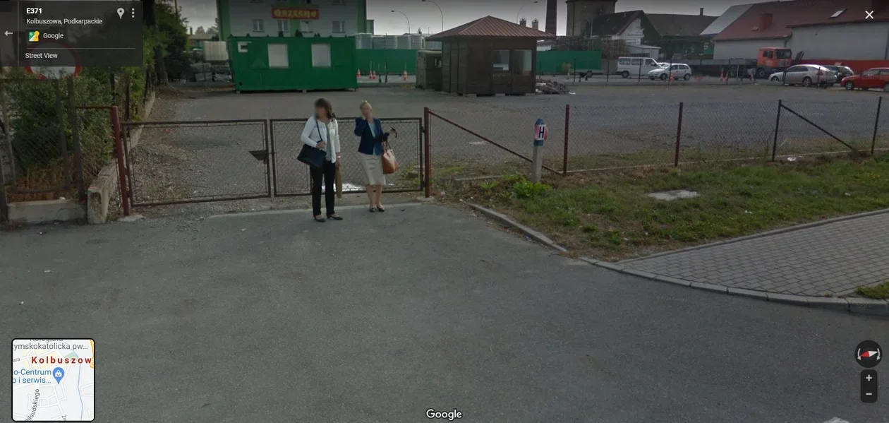 Mieszkańcy Podkarpacia na zdjęciach Google Street View