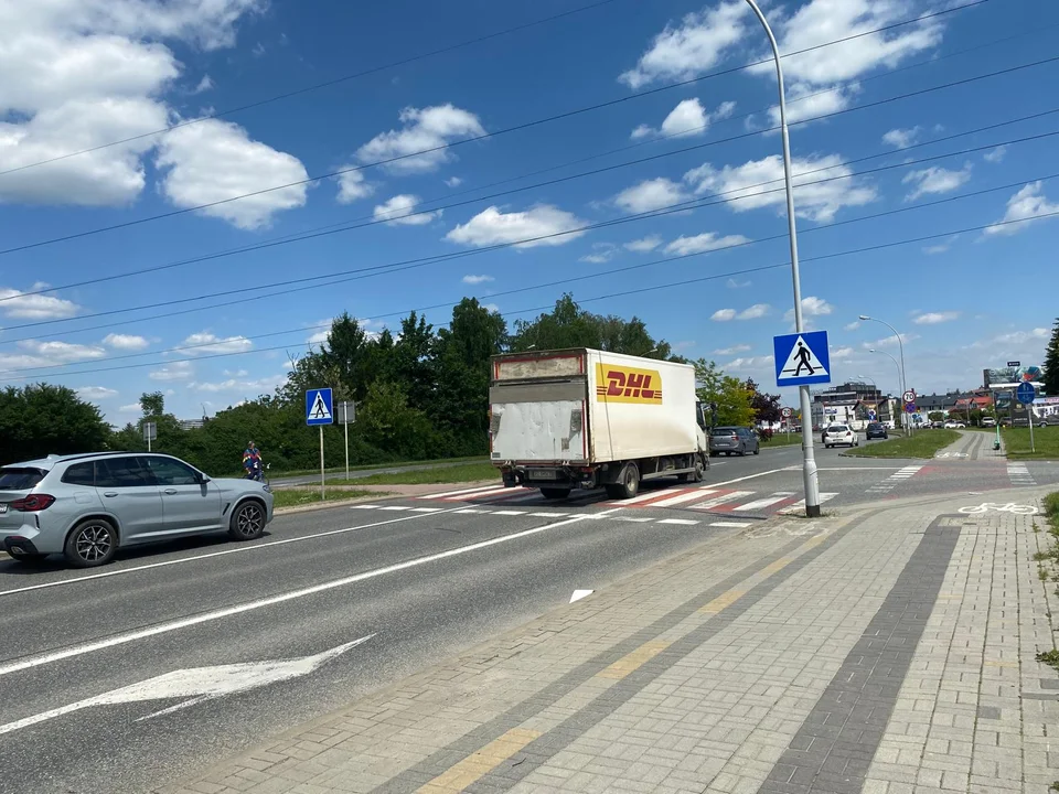 Przejście dla pieszych na alei Armii Krajowej w Rzeszowie